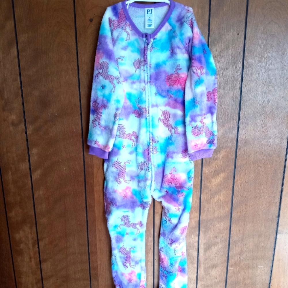 Girls footie PJ outfit